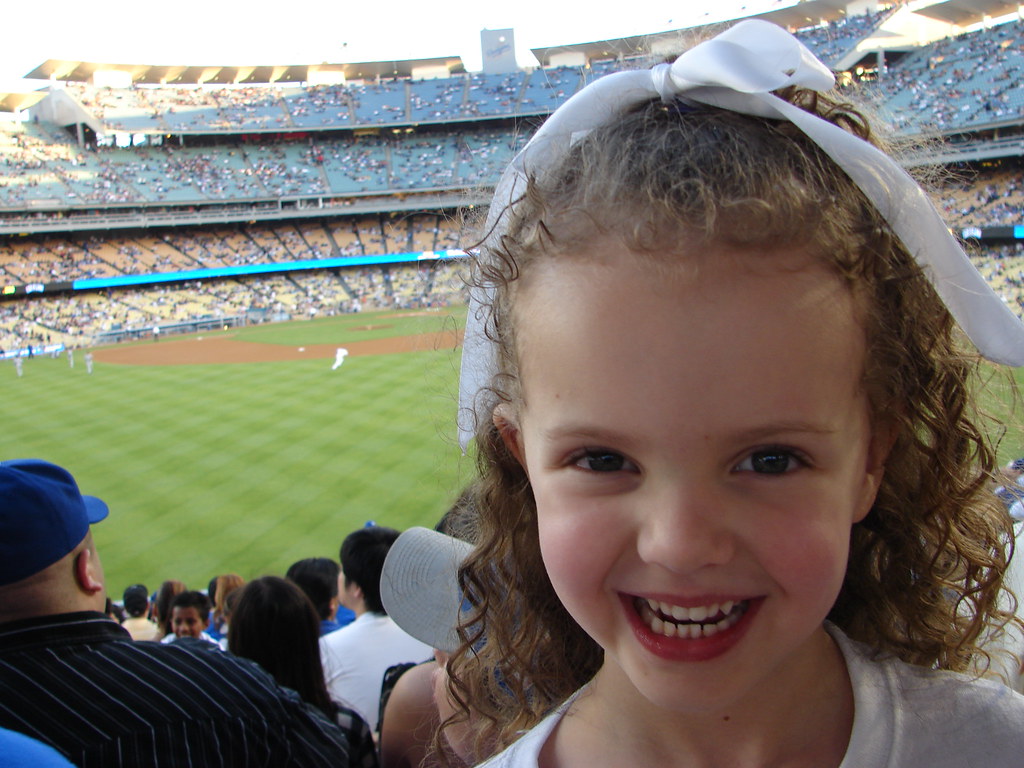Maddie at Dodger Stadium