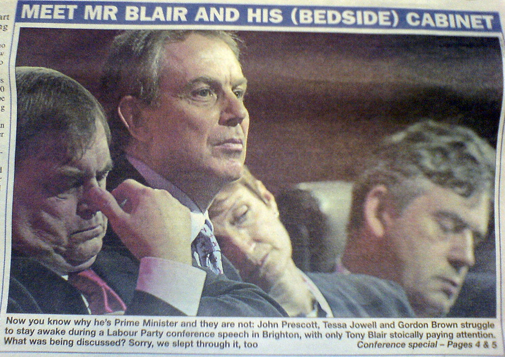 Meet Mr Blair and his (bedside) cabinet