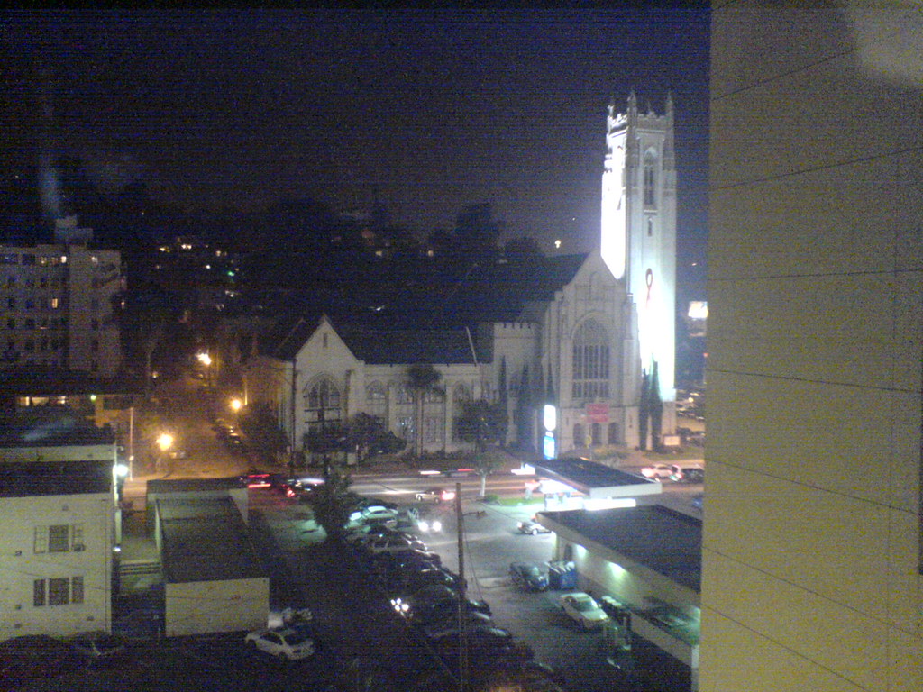Hotel Window View - Night