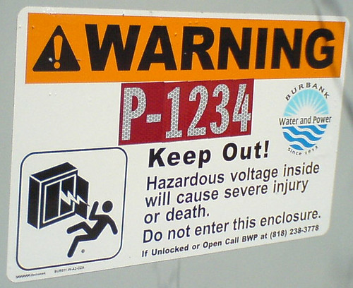Danger, contains spring loaded electricity