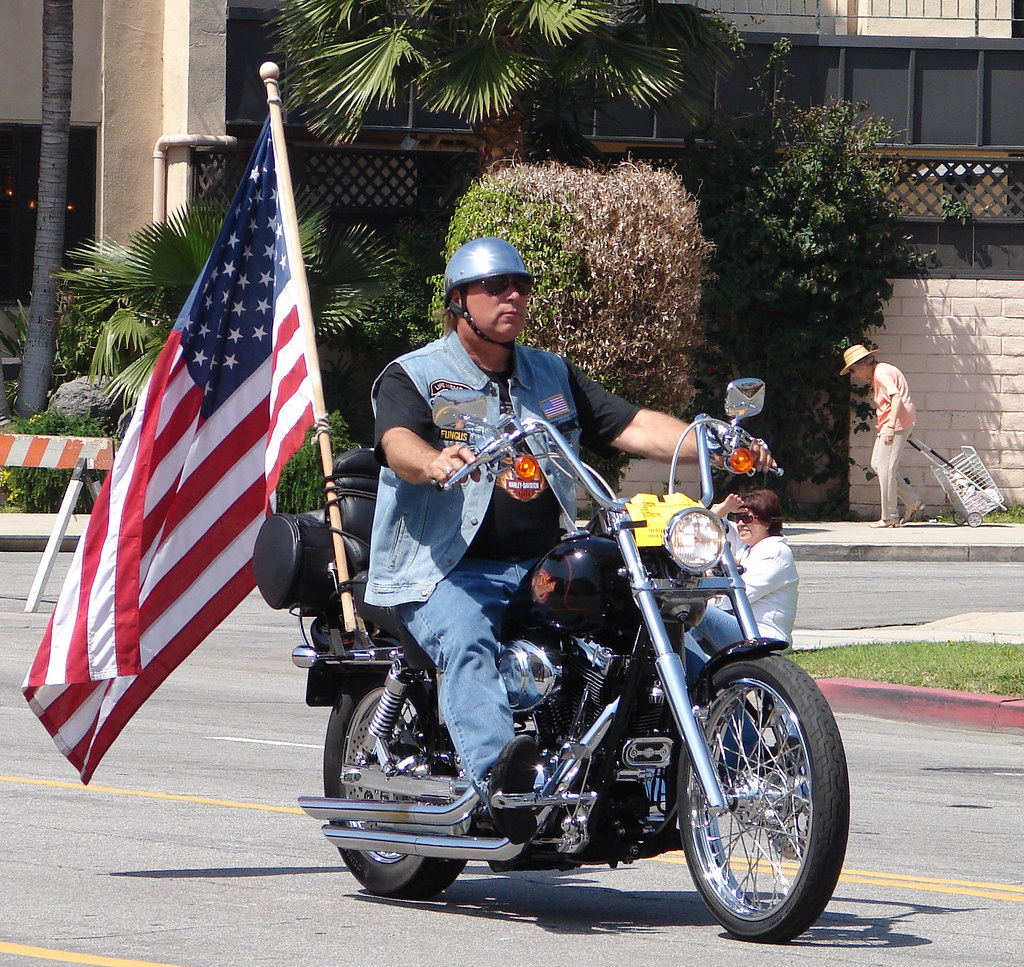 Patriotic Biker