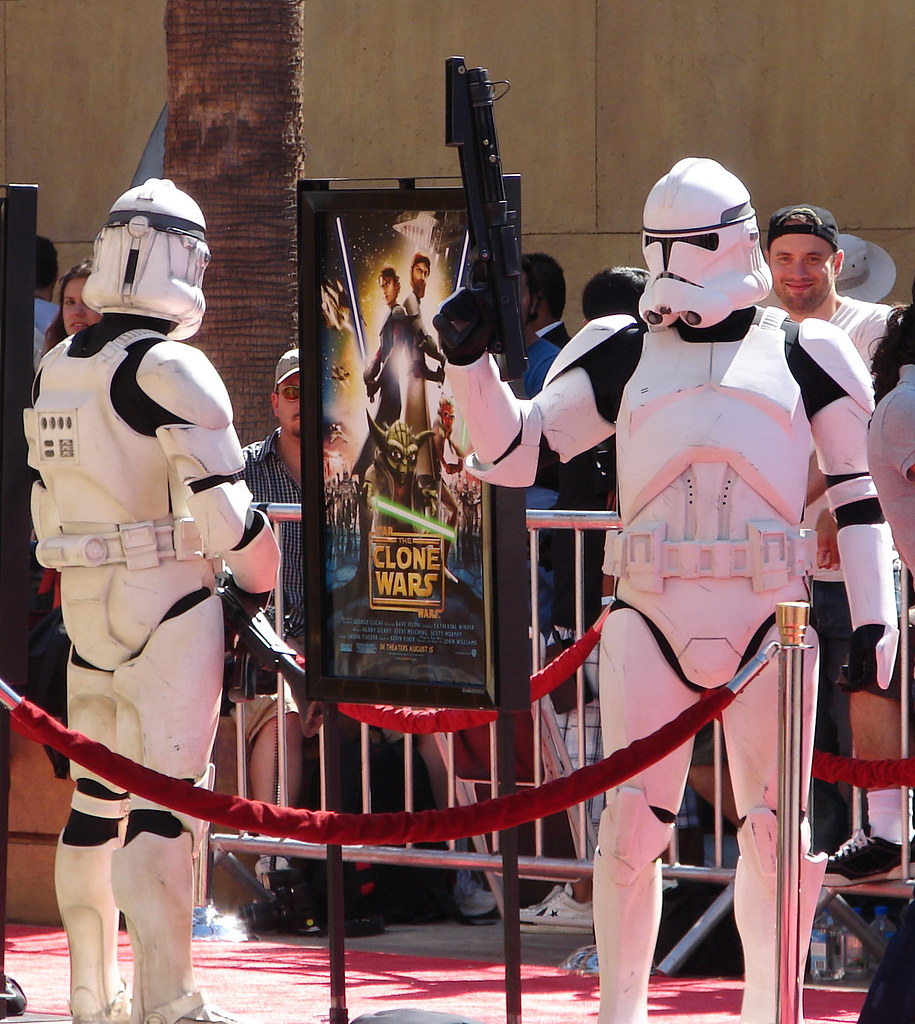 Clone Troopers Guarding Hollywood