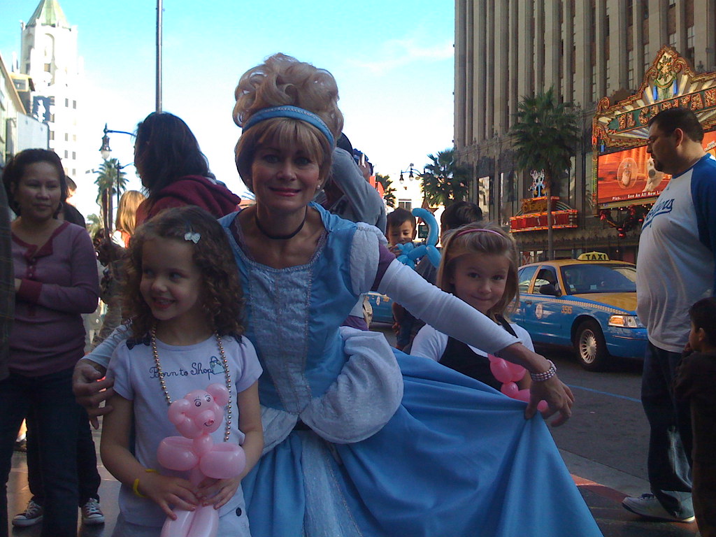 Scary Cinderella on Hollywood Blvd
